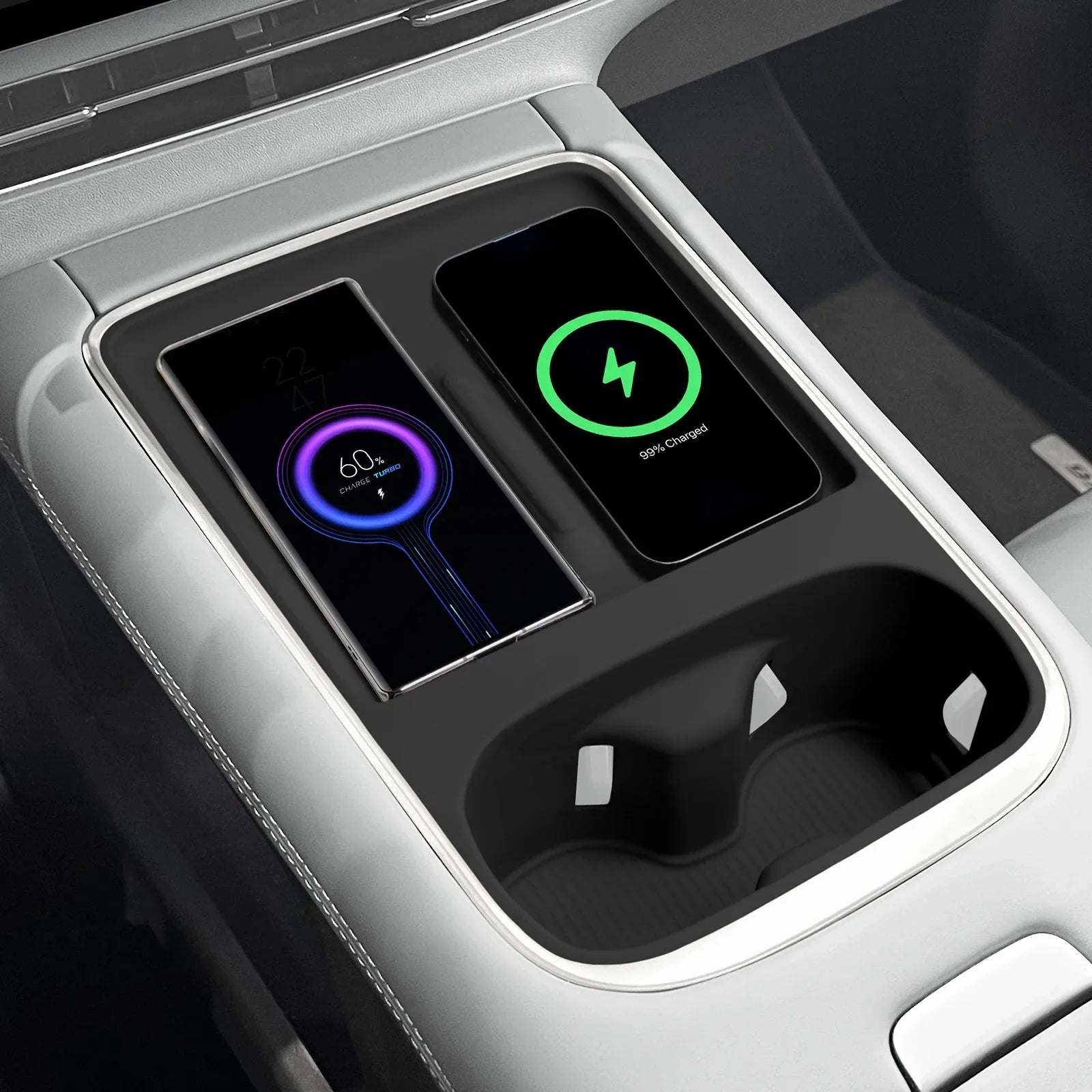XPENG G6 Cup Holder Tray with Anti-Dirt Silicone Pad