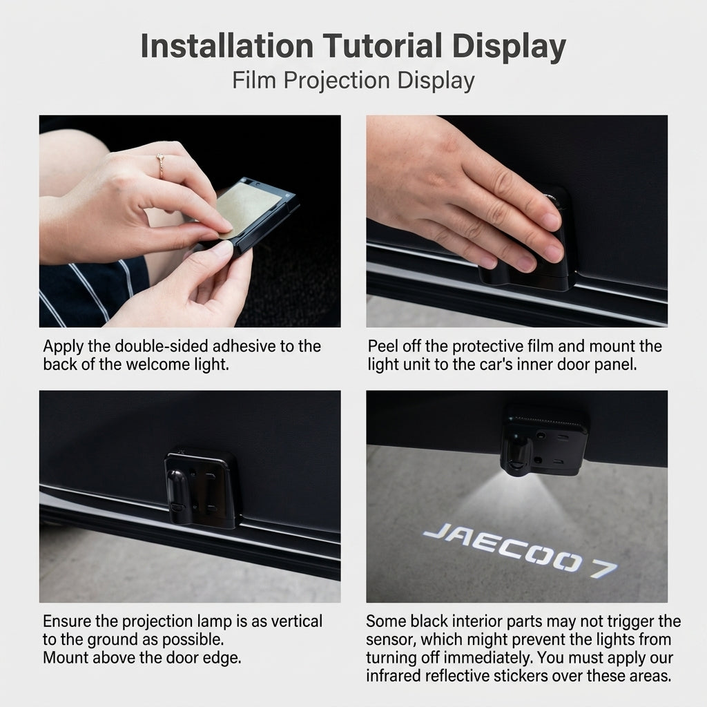 Jaecoo 7 LED Door Logo Projector Welcome Lights (Pair)