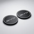 BYD Cup Holder Leather Coaster Mats (2-Piece Set)