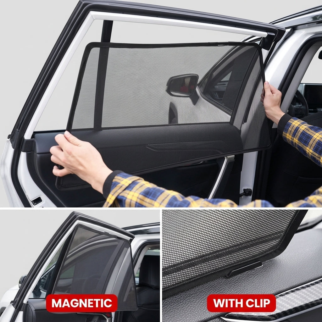 Magnetic Front Windscreen Mesh Sunshade for Jaecoo 7