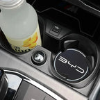 BYD Cup Holder Leather Coaster Mats (2-Piece Set)