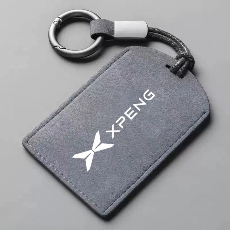 XPENG Suede Leather NFC Card Key Cover & Keychain