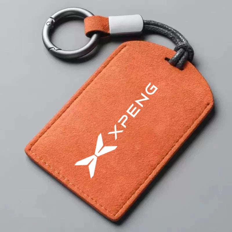 XPENG Suede Leather NFC Card Key Cover & Keychain