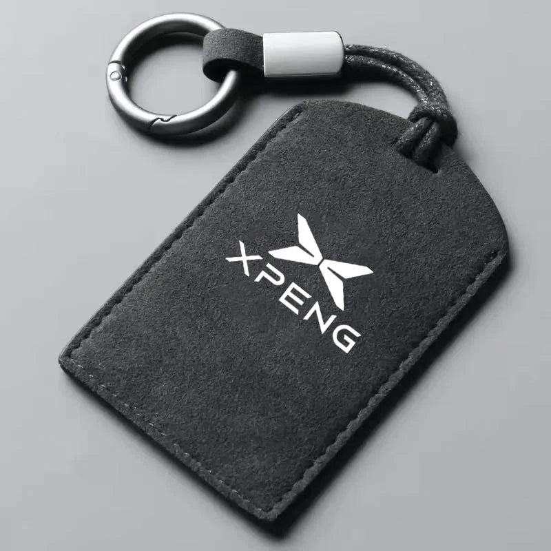 XPENG Suede Leather NFC Card Key Cover & Keychain