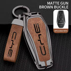 BYD Zinc Alloy Key Case Cover with Microfibre Skin
