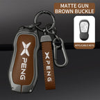 XPENG Alloy & Leather Key Case Cover