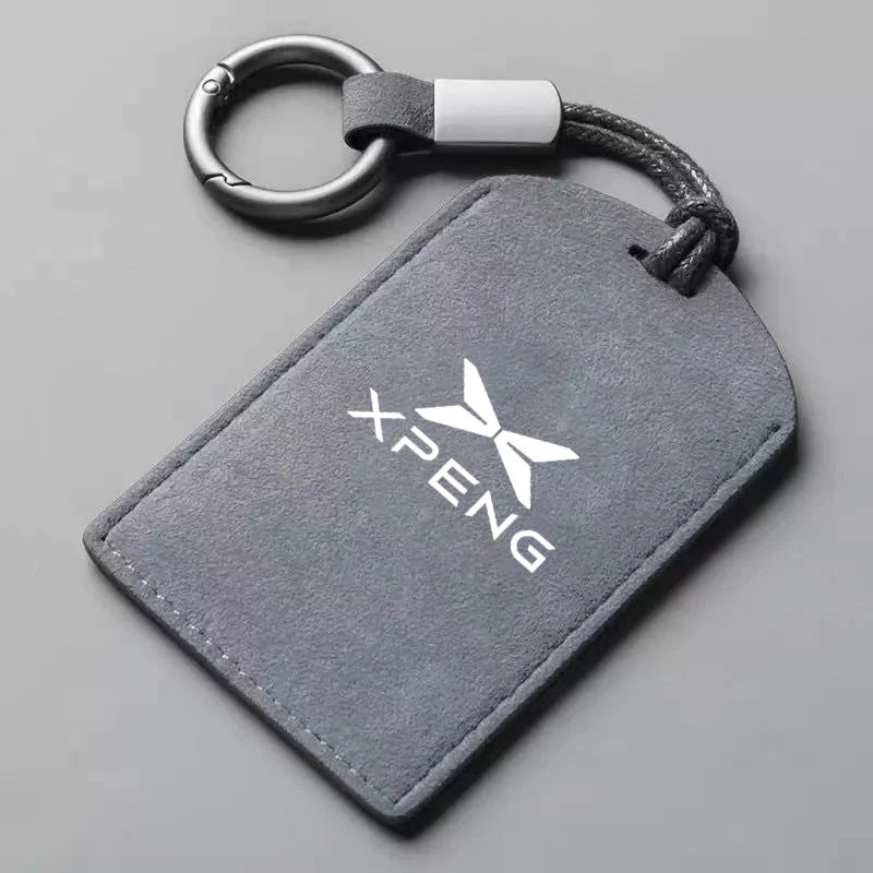 XPENG Suede Leather NFC Card Key Cover & Keychain