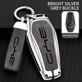 BYD Zinc Alloy Key Case Cover with Microfibre Skin