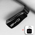 BYD Clip-On Sunglasses Holder with Card Slot