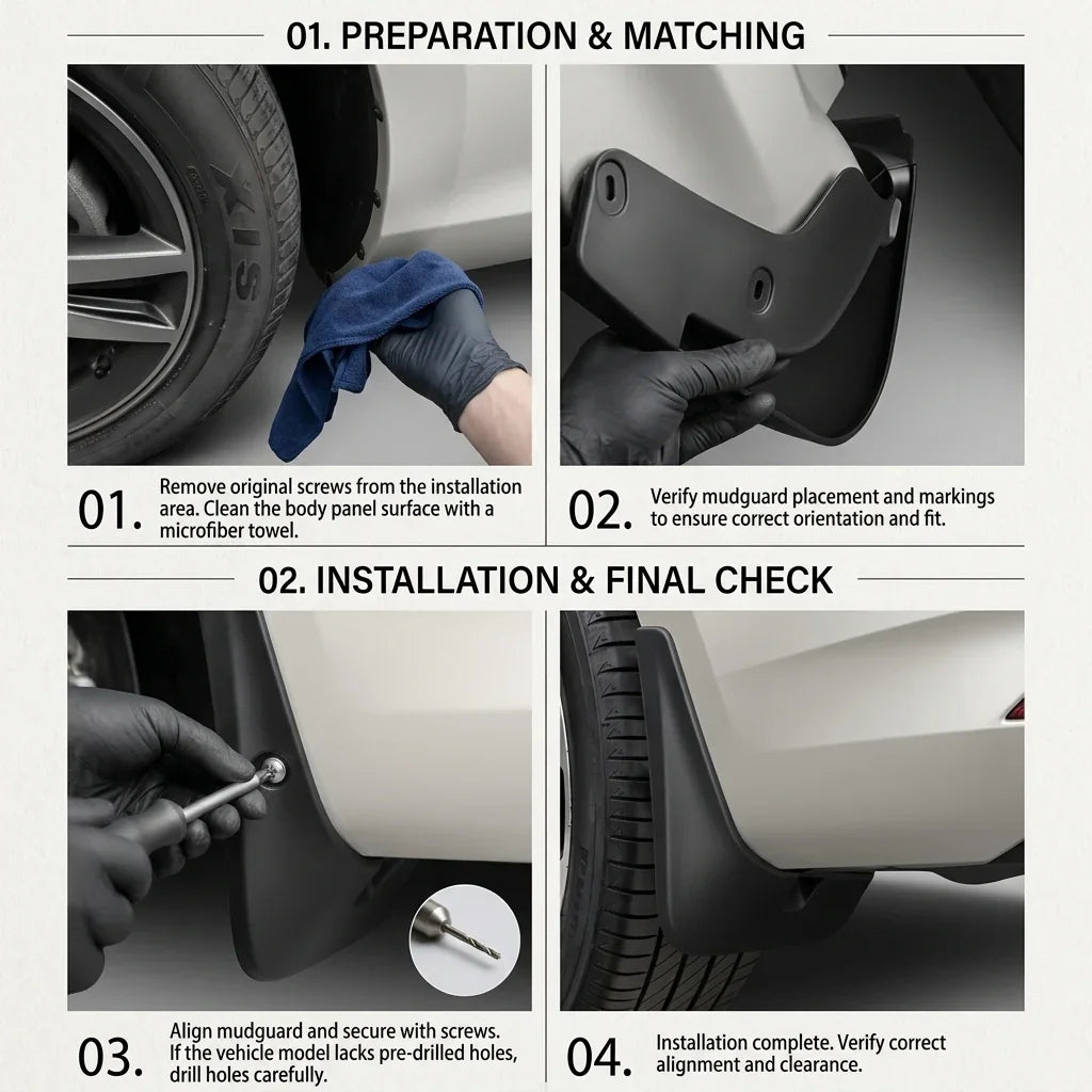 Jaecoo 5 Mud Flaps, Front and Rear