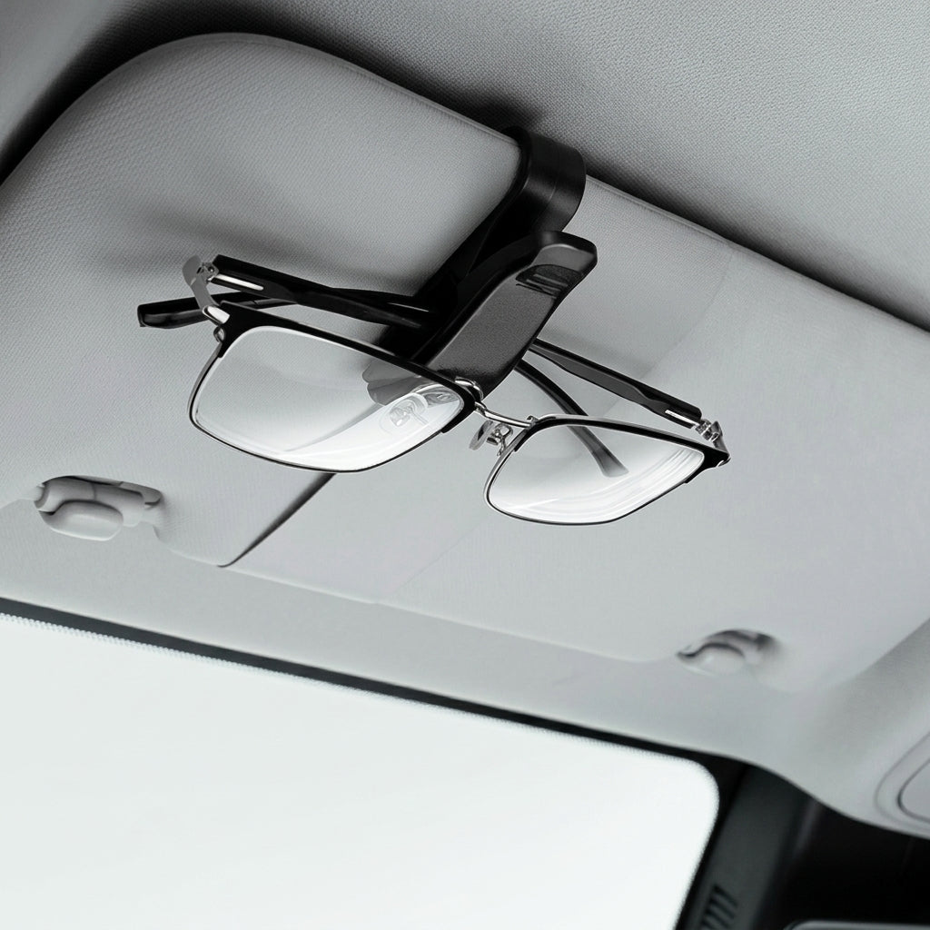 BYD Clip-On Sunglasses Holder with Card Slot