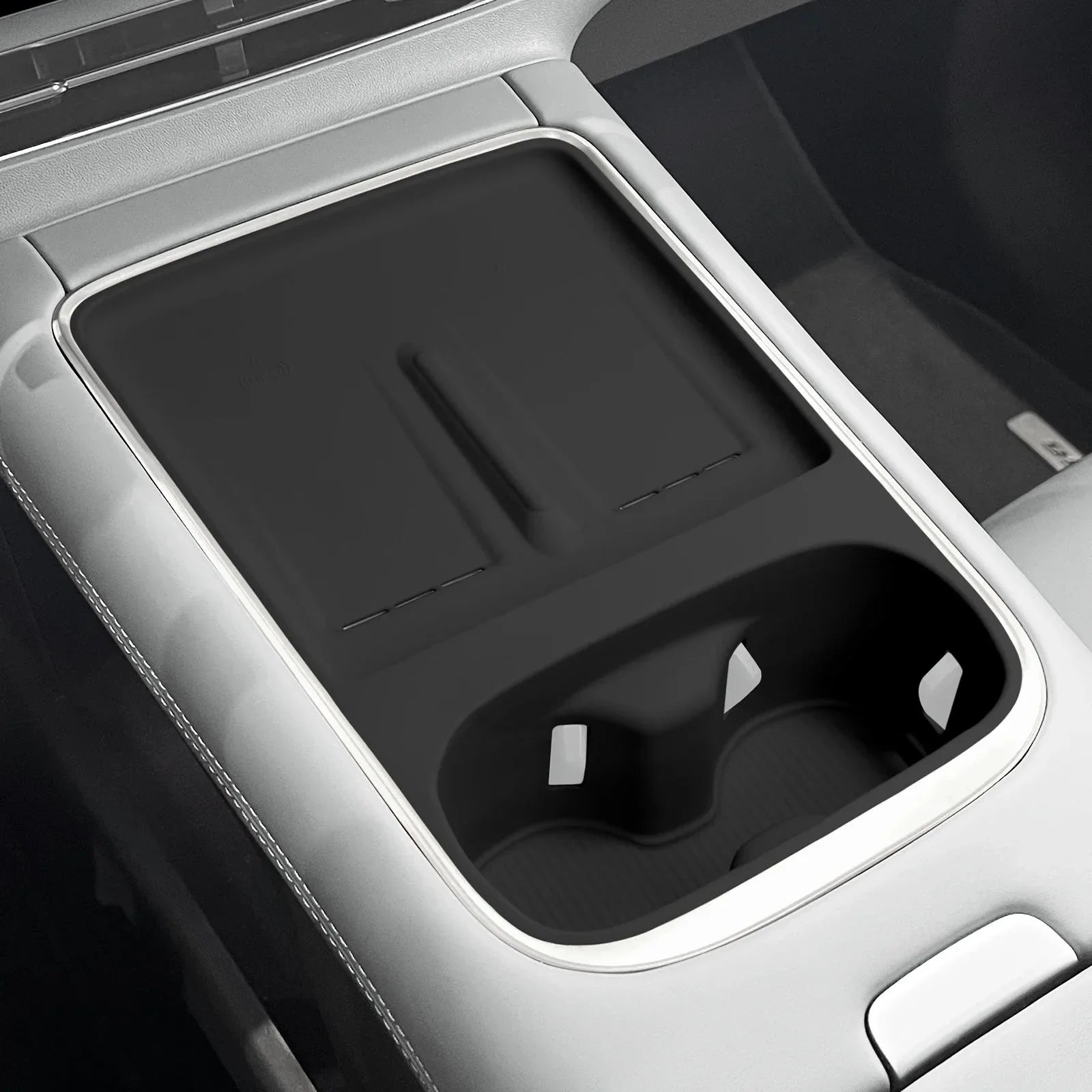 XPENG G6 Cup Holder Tray with Anti-Dirt Silicone Pad