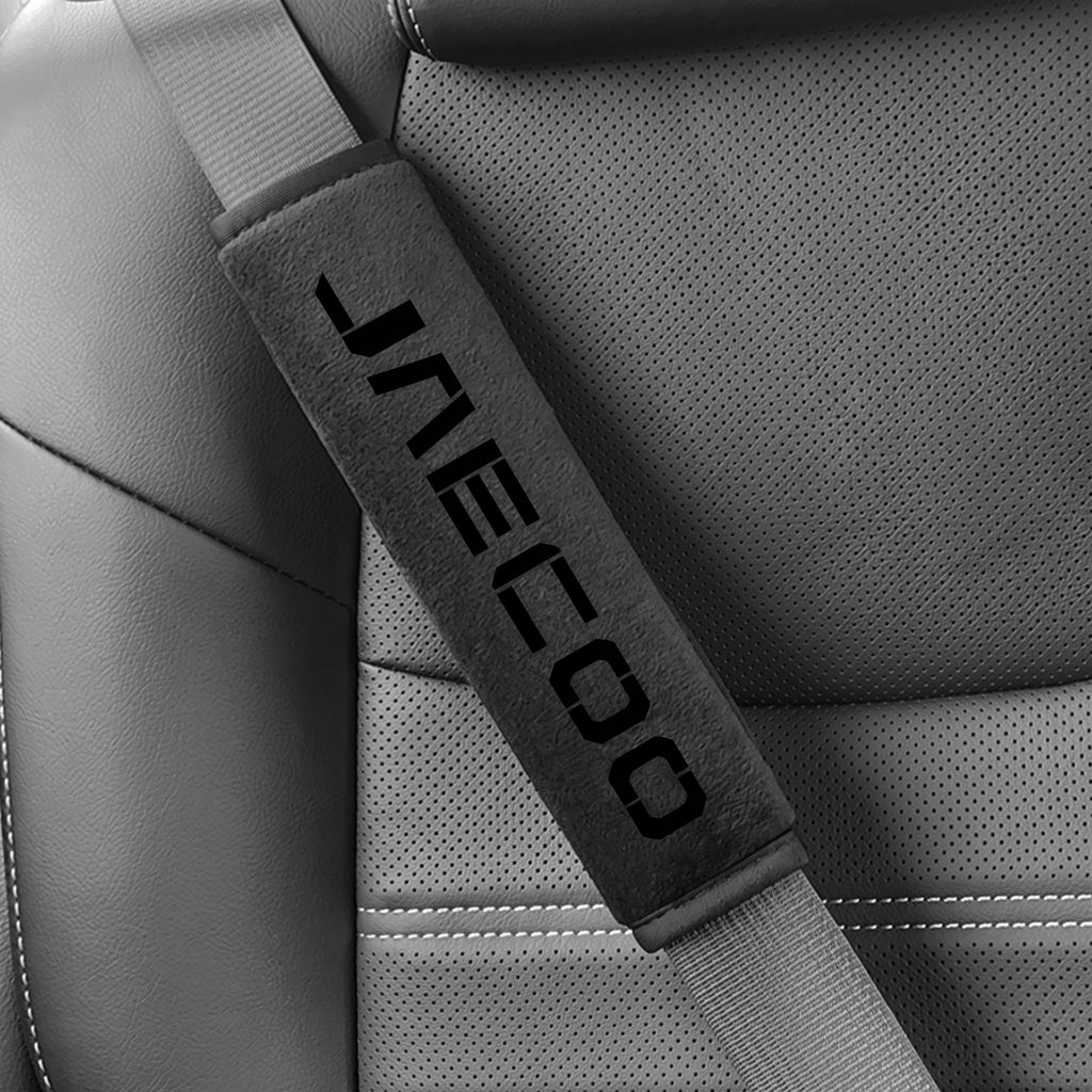 Jaecoo Seat Belt Shoulder Pads fitted in the car